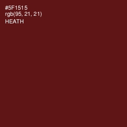 #5F1515 - Heath Color Image