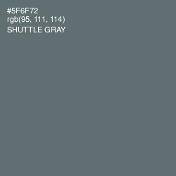 #5F6F72 - Shuttle Gray Color Image