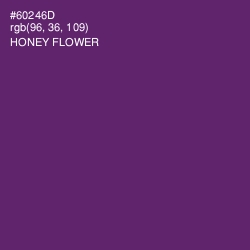 #60246D - Honey Flower Color Image