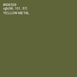 #606539 - Yellow Metal Color Image