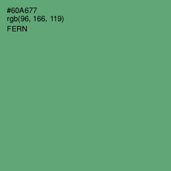 #60A677 - Fern Color Image