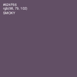 #624F66 - Smoky Color Image