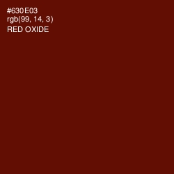#630E03 - Red Oxide Color Image