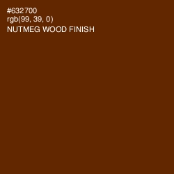 #632700 - Nutmeg Wood Finish Color Image