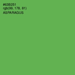 #63B251 - Asparagus Color Image