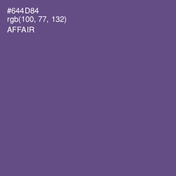 #644D84 - Affair Color Image