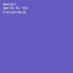 #645AC1 - Fuchsia Blue Color Image