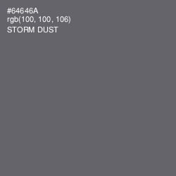 #64646A - Storm Dust Color Image