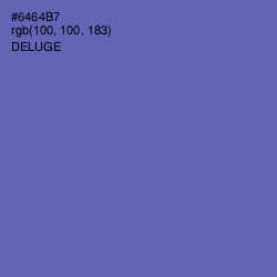 #6464B7 - Deluge Color Image