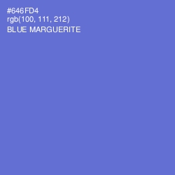 #646FD4 - Blue Marguerite Color Image