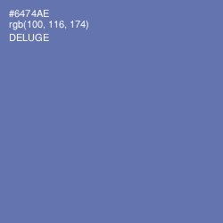 #6474AE - Deluge Color Image