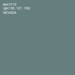 #647F7E - Nevada Color Image