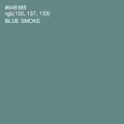 #648985 - Blue Smoke Color Image