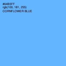 #64B5FF - Cornflower Blue Color Image