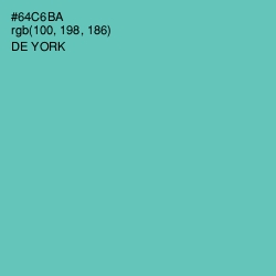 #64C6BA - De York Color Image