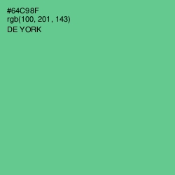 #64C98F - De York Color Image