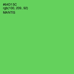 #64D15C - Mantis Color Image