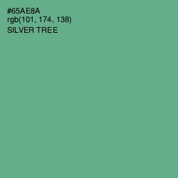 #65AE8A - Silver Tree Color Image