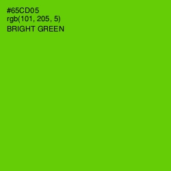 #65CD05 - Bright Green Color Image