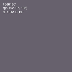 #66616C - Storm Dust Color Image