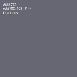 #666772 - Dolphin Color Image