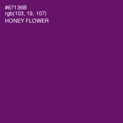 #67136B - Honey Flower Color Image