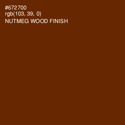 #672700 - Nutmeg Wood Finish Color Image
