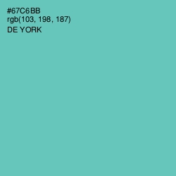 #67C6BB - De York Color Image