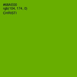 #68AE00 - Christi Color Image