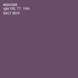#694D68 - Salt Box Color Image