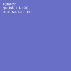 #696FC7 - Blue Marguerite Color Image