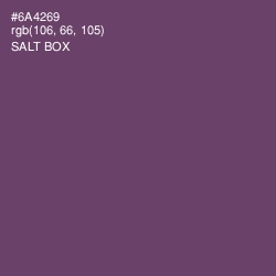 #6A4269 - Salt Box Color Image