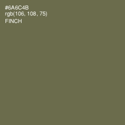 #6A6C4B - Finch Color Image