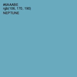#6AAABE - Neptune Color Image