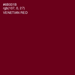 #6B001B - Venetian Red Color Image