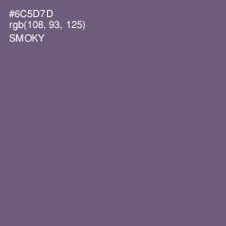 #6C5D7D - Smoky Color Image