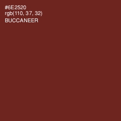 #6E2520 - Buccaneer Color Image