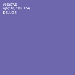 #6E67AE - Deluge Color Image