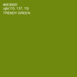 #6E890D - Trendy Green Color Image