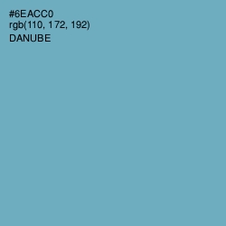 #6EACC0 - Danube Color Image