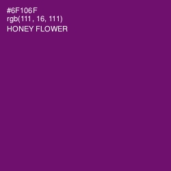 #6F106F - Honey Flower Color Image