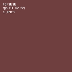 #6F3E3E - Quincy Color Image