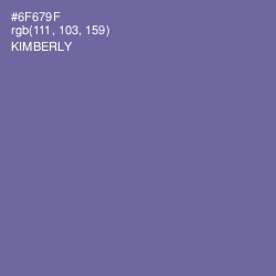 #6F679F - Kimberly Color Image