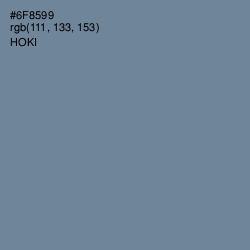 #6F8599 - Hoki Color Image
