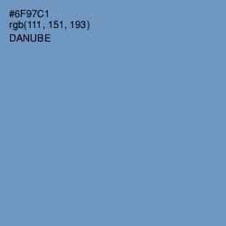 #6F97C1 - Danube Color Image