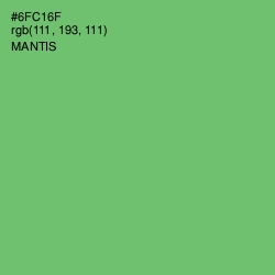 #6FC16F - Mantis Color Image