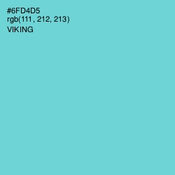 #6FD4D5 - Viking Color Image