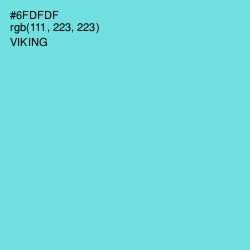 #6FDFDF - Viking Color Image