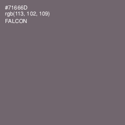 #71666D - Falcon Color Image