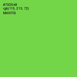 #73D548 - Mantis Color Image